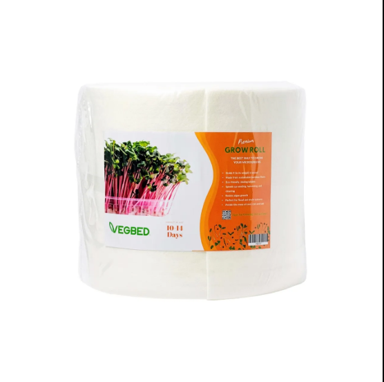 VegBed Rollos de microgreens de fibra de bambú (10″x 100′)