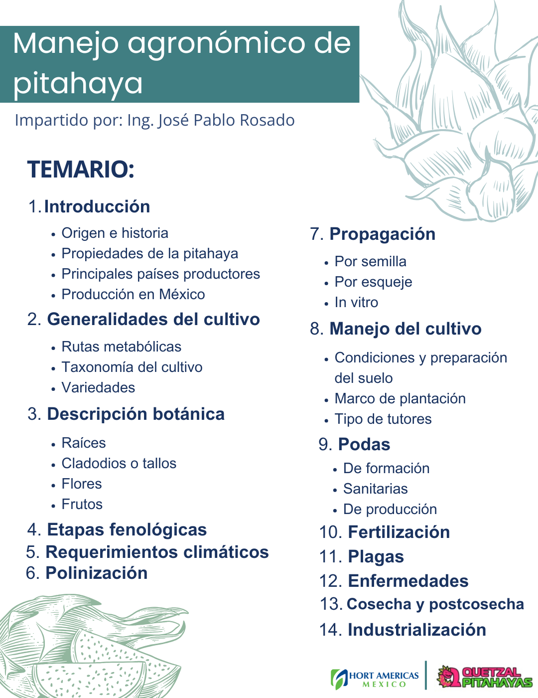 Curso Producción de Pitahaya