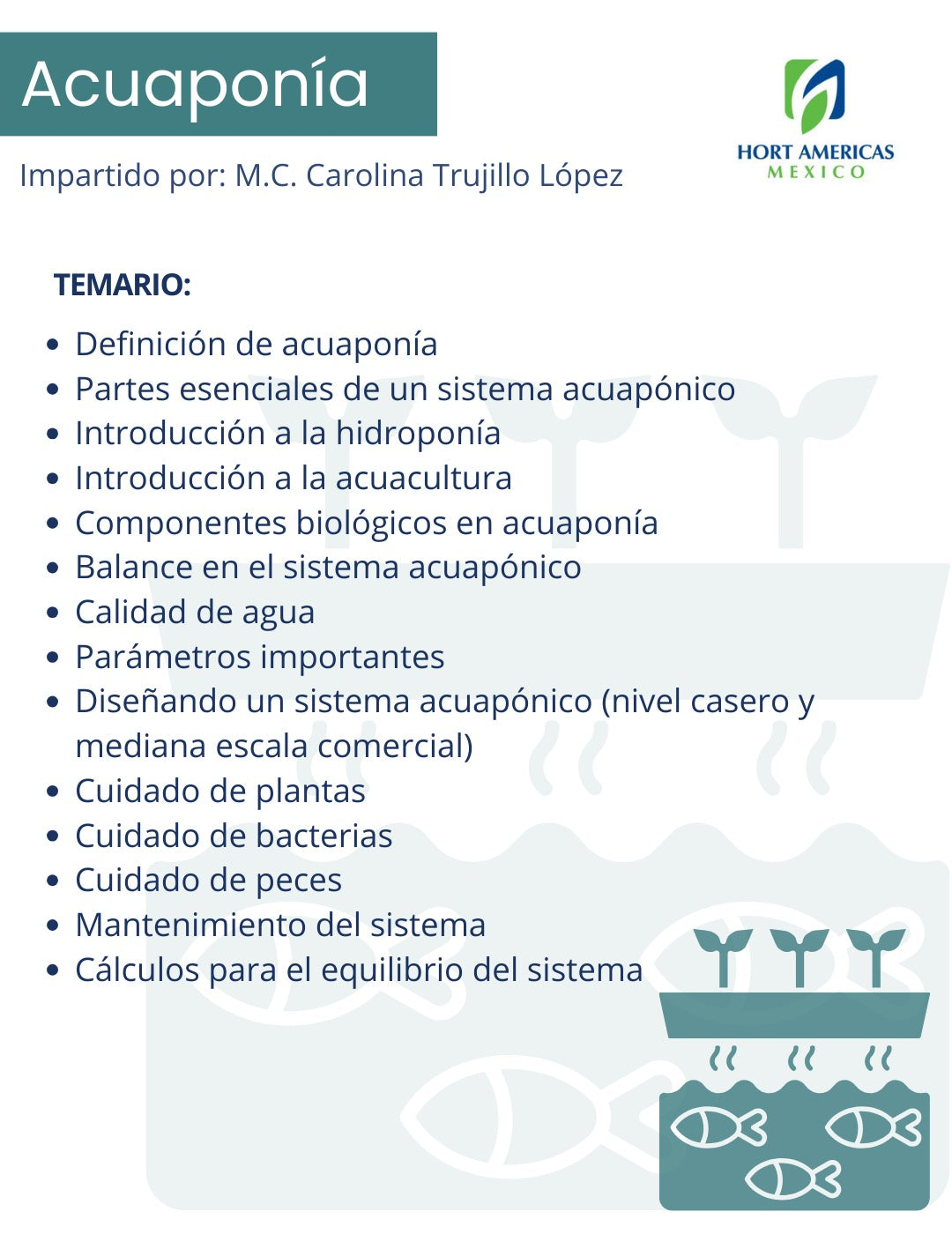 Curso de Acuaponía