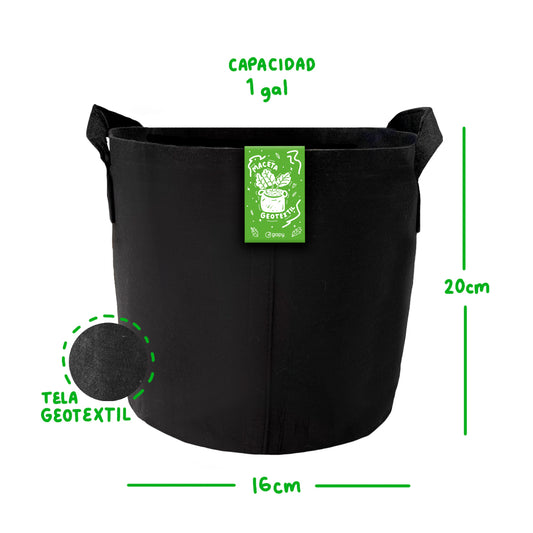 Gapy- MACETAS DE TELA GEOTEXTIL