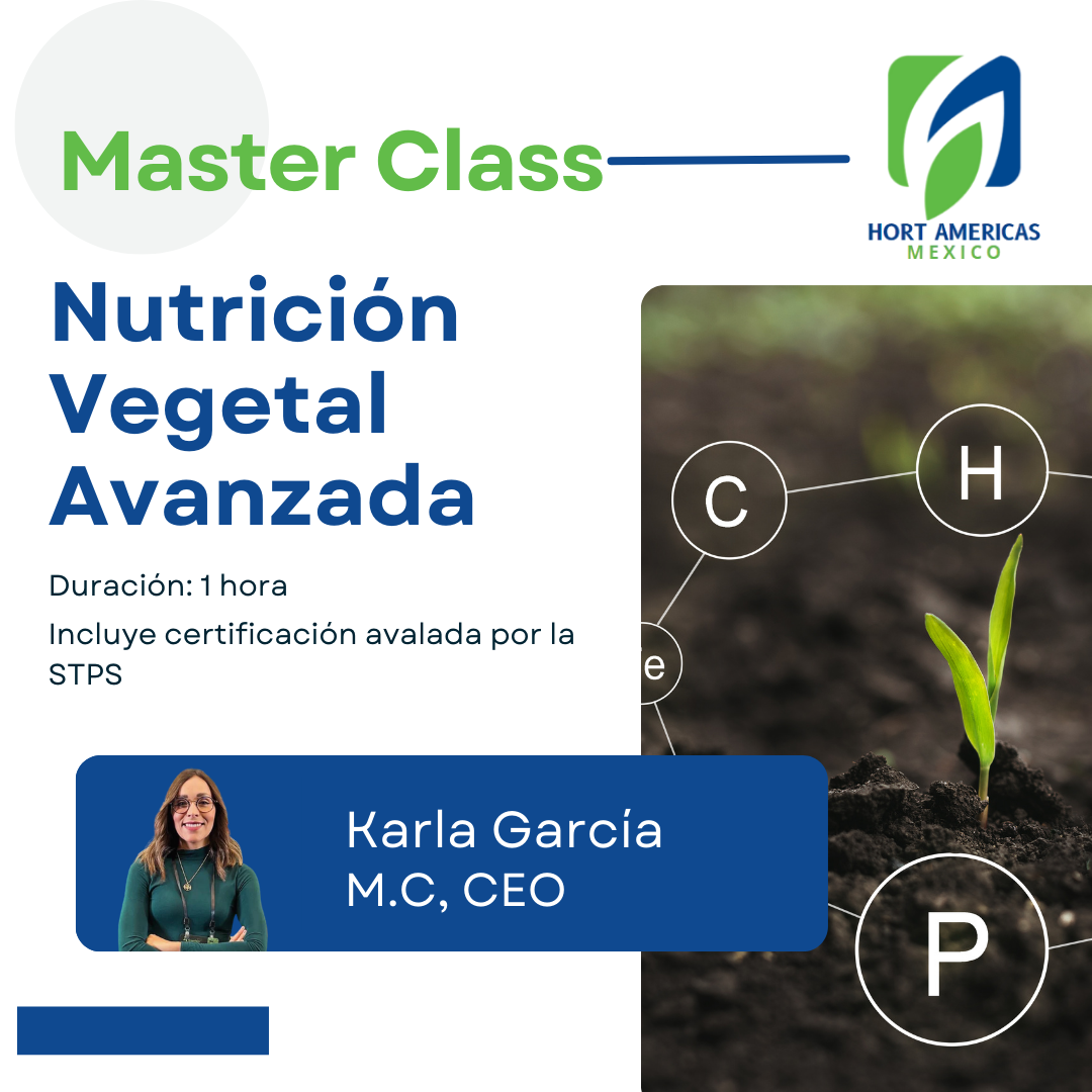 MASTERCLASS: NUTRICIÓN VEGETAL AVANZADA